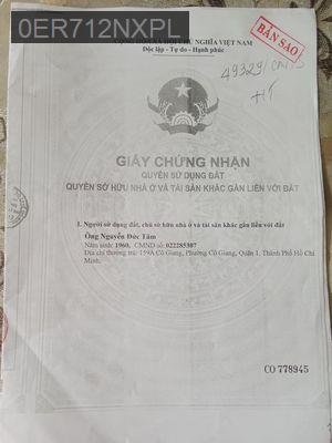 Cần bán nhà mặt tiền đường quận 12 - Phường Hiệp Thành  -  Quận 12 