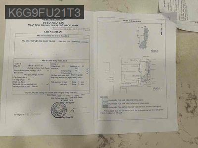 cần bán nhà mặt tiền - Phường 12  -  Quận Bình Thạnh 