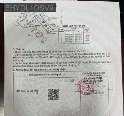 nhà bán vị trí đẹp , ngã tư ga Gò Vấp - Phường Thạnh Lộc  -  Quận 12 