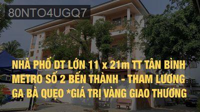 NHÀ PHỐ, BIỆT THỰ 227m2 TT TÂN BÌNH, ĐẮC ĐỊA NGAY TUYẾN METRO SỐ 2 - Phường 14  -  Quận Tân Bình 