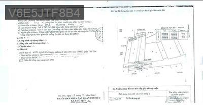 Bán đất mặt tiền Gò Dưa, Tam Bình dt 5,31 x 60,15m giá tl, SHR - Phường Tam Bình  -  Quận Thủ Đức 