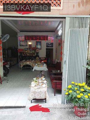 NHÀ BÁN QUẬN 3 VỊ TRÍ HIẾM CÁCH MẶT TIỀN CMT8 VÀI BƯỚC CHÂN - Phường 10  -  Quận 3 