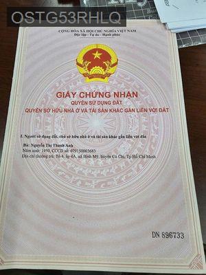 BÁN ĐẤT BÌNH MỸ, CỦ CHI - ĐẸP, GIÁ TỐT - HH 1% - Xã Bình Mỹ  -  Huyện Củ Chi 