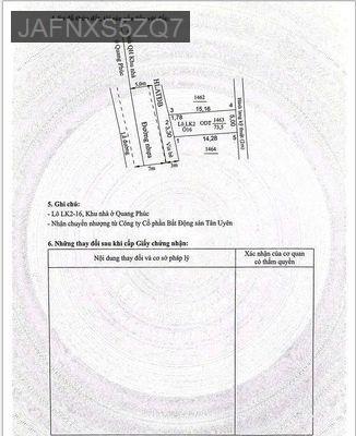 Lô Rẽ Nhất Vĩnh Tân - Tân Uyên - Dt : 5x15=74m2 (full thổ cư) - Xã Vĩnh Tân  -  Thị xã Tân Uyên 