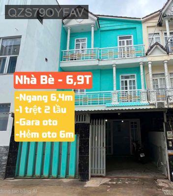 🏠 NHÀ CHÍNH CHỦ 1 TRỆT 2 LẦU – NGANG 6.4M – HẺM XE HƠI 6M - Xã Nhơn Đức  -  Huyện Nhà Bè 