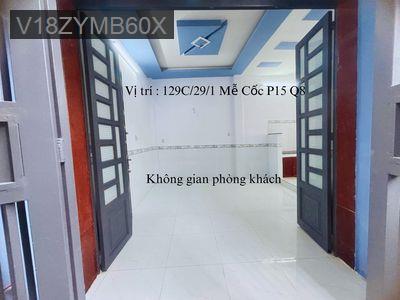 Nhà hẻm xe hơi + 32 m2 2 phòng ngủ, 3 toilet có sân thượng - Phường 15  -  Quận 8 