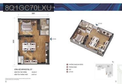 Cần bán lại căn Officetel - Phường An Bình  -  Thị xã Dĩ An 