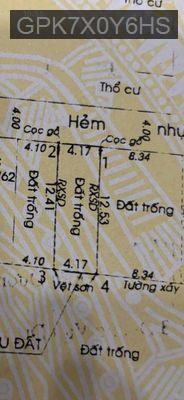 cần bán nhà hẽm 75 Gò Dầu. 1/ - Phường Tân Sơn Nhì  -  Quận Tân Phú 