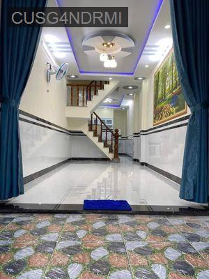 NHÀ 1 TRỆT 2 LẦU - 4pn, hẻm 5m,  đường Trần Thị Hè, Q12 - Phường Hiệp Thành  -  Quận 12 