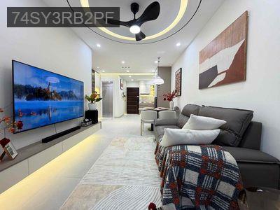 Bán CH SKY 3, 2PN nội thất mới 100% lầu cao view đẹp - Phường Tân Phong  -  Quận 7 