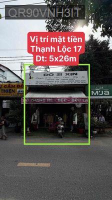 nhà mặt tiền lớn, gần ngã tư Ga Q.12 - Phường Thạnh Lộc  -  Quận 12 