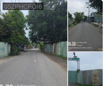 Cần bán đất mặt tiền thạnh xuân 37 giáp thạnh xuân 22 - Phường Thạnh Xuân  -  Quận 12 