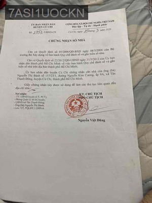 Nhà xã Tân Thạnh Đông, 80.7m2 đang cho thuê - Xã Tân Thạnh Đông  -  Huyện Củ Chi 