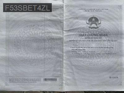 Bán nhà ở gần KCN Tân Phú Trung - Xã Tân Phú Trung  -  Huyện Củ Chi 