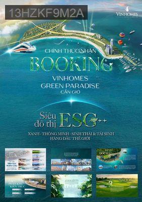BOOKING dự án VInhomes Green Paradise Cần Giờ trực tiếp CĐT VInhomes - Huyện Cần Giờ - Tp Hồ Chí Minh