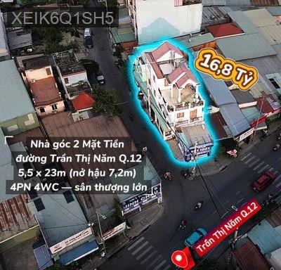 Q.12 Nhà shr góc 2 mặt tiền nở hậu Trần Thị Năm CHÍNH CHỦ - Phường Tân Chánh Hiệp  -  Quận 12 