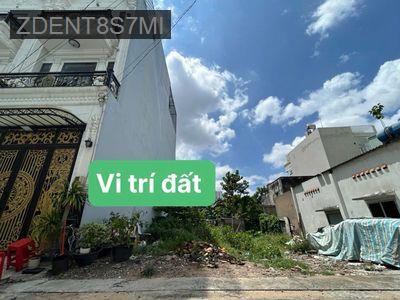 Đất khu nhà lầu ngay mặt tiền đường hương lộ 2 - Phường Bình Trị Đông  -  Quận Bình Tân 