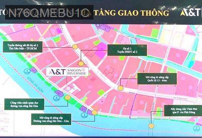 Căn hộ cao cấp A&T SG Reverside MT ven sông SG Full kính, nội thất - Phường Hiệp Bình Phước  -  Quận Thủ Đức 