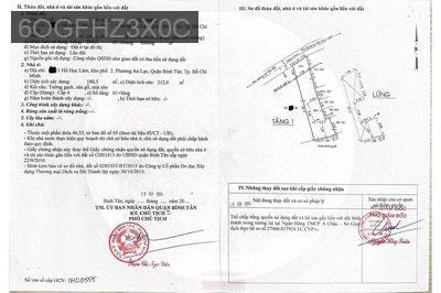 BÁN NHÀ ĐẤT ĐƯỜNG HỒ HỌC LÃM, PHƯỜNG AN LẠC, TP HỒ CHÍ MINH - Phường An Lạc  -  Quận Bình Tân 