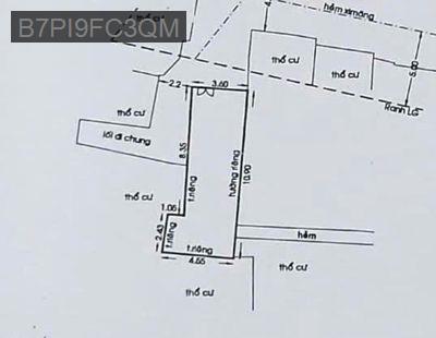 Nhà trệt  chính chủ 40 m2, hẻm 6m, gần sân bay, Giáp P.Nhuận, B.Thạnh - Phường 3  -  Quận Gò Vấp 