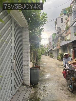 Bán nhà hẻm 6m,  xe hơi thông CMT8 5,2x14.8, 4 tầng, 4 phòng ngủ, BTCT - Phường 7  -  Quận Tân Bình 