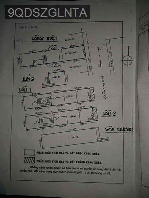 nhà gần chợ , trường học , công viên ,5 phut ra chợ lớn đường xe hơi 8 - Phường 2  -  Quận 6 