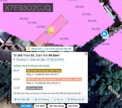 BÁN NHÀ GÒ VẤP - Phường 11  -  Quận Gò Vấp 