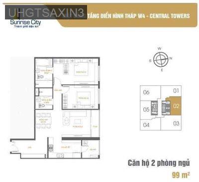 *** 1 CĂN 99M2 SUNRISE CITY CENTRAL GIÁ SẬP HẦM 7,990 TỶ CÓ HĐT. - Phường Tân Hưng  -  Quận 7 