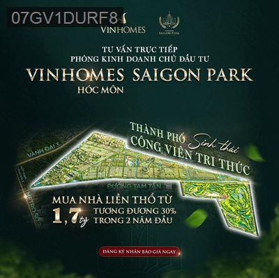 Nhà Phố Vinhomes Hóc Môn Giá từ 5,x tỷ - Xã Xuân Thới Sơn  -  Huyện Hóc Môn 