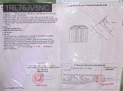 Bán nhà - Xã Tân Quý Tây  -  Huyện Bình Chánh  - 185m² - 3.1tỷ