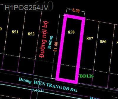 Bán đất thổ cư (6 m x 21 m) xã Bình Mỹ Hồ Chí Minh - Xã Bình Mỹ  -  Huyện Củ Chi 