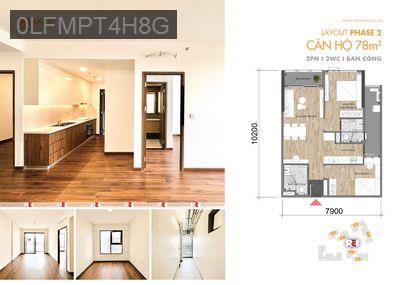 Bán gấp 2PN 2WC chung cư Akari Nam Long GĐ2 78m2 - giá 4,35 tỷ bao phí - Phường An Lạc  -  Quận Bình Tân 