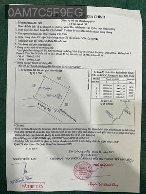 Đất sổ sẵn, tiềm năng xây trọ, kho khu vực Tân Uyên Bình Dương - Xã Vĩnh Tân  -  Thị xã Tân Uyên 