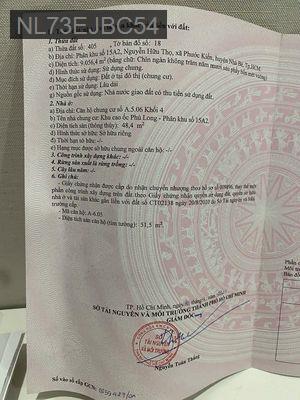 Bán CC Dragon Hill Residence, 3,6 tỷ, 54m2, 2PN, 1WC, khu vực Nhà Bè - Xã Phước Kiển  -  Huyện Nhà Bè 