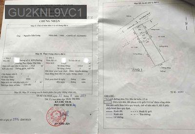 Bán nhà - Phường Trường Thọ  -  Quận Thủ Đức  - 110m² - 9.9tỷ