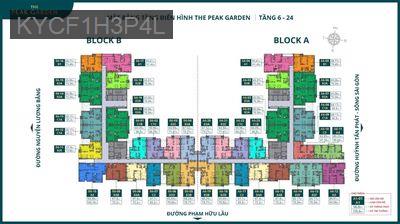 BÁN THẬT GIÁ CỰC TỐT CĂN HỘ 2PN 70 m2 THE PEAK GARDEN, PHÁP LÝ ĐẦY ĐỦ - Phường Phú Mỹ  -  Quận 7 