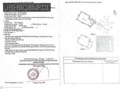 Cần bán gấp (giảm 300tr) - Phường Tân Sơn Nhì  -  Quận Tân Phú 