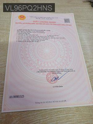 câṅ bán đât - Xã Bà Điểm  -  Huyện Hóc Môn 