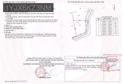 Đất nền full thổ 1311m2 Thái Mỹ (Củ Chi), Tp.HCM - Xã Thái Mỹ  -  Huyện Củ Chi 