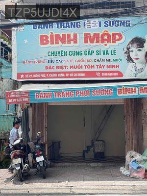 Cần bán nhà mặt tiền đường Hưng Phú - Phường 8  -  Quận 8 