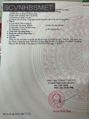 Nhà cấp 4 - Phường 14  -  Quận 6 