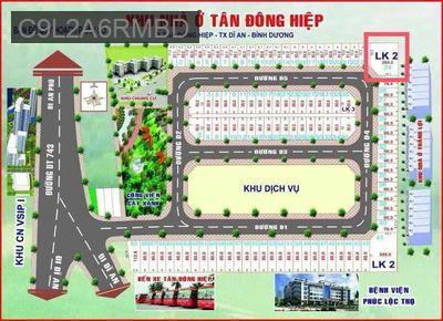 BÁN ĐẤT NỀN - KHU PHỐ CHIÊU LIÊU, TP. DĨ AN, TỈNH BÌNH DƯƠNG - Phường Đông Hiệp  -  Thị xã Dĩ An 