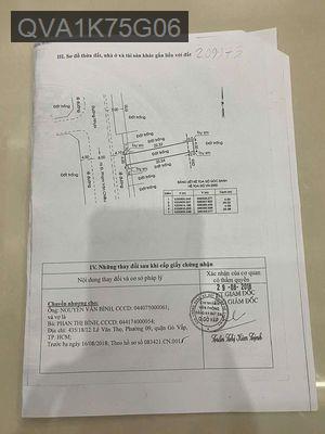 Bán nhà - Phường 14  -  Quận Gò Vấp  - 206m² - 20tỷ