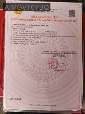 Đất - Phường Thái Hòa  -  Thị xã Tân Uyên 