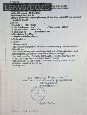 NHÀ TO HẺM THOẠI NGỌC HẦU Ô TÔ TRÁNH - GIÁ MỀN 12 TỶ - Phường Phú Thạnh  -  Quận Tân Phú 
