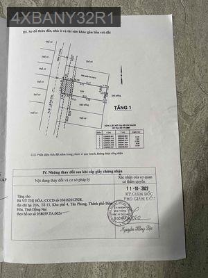 Bán đất - Phường 13  -  Quận Gò Vấp  - 40m² - 3.8tỷ