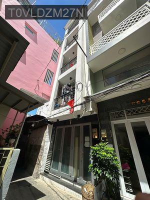 Gía 7,6 tỷ hẻm 409/40 Hòa Hảo p5 q10 DT 3,6 x12 trệt 4 L st 8 pn 9wc  - Phường 5  -  Quận 10 