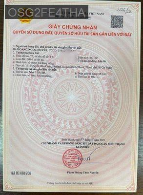 Nhà Mặt Tiền Landmark - Phường 22  -  Quận Bình Thạnh 