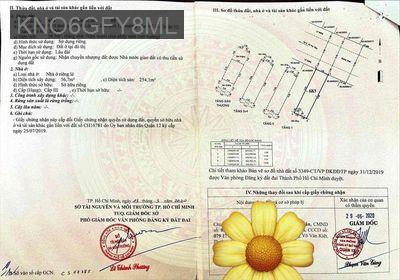 bán nhà phô thương mại - Phường Thạnh Lộc  -  Quận 12 