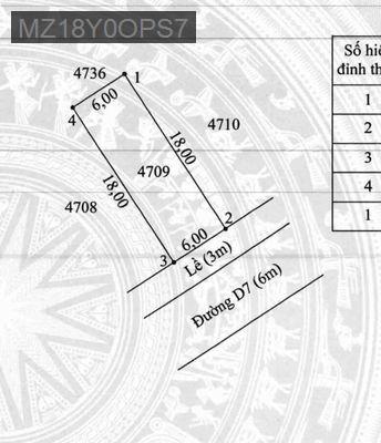 Lô Đất 6x18m Khu AGORA CITY Huyện Thủ Thừa - Thị trấn Thủ Thừa  -  Huyện Thủ Thừa 